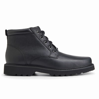 Rockport Northfield Waterproof Plain Toe Stiefel Herren Schwarz OCX-168409